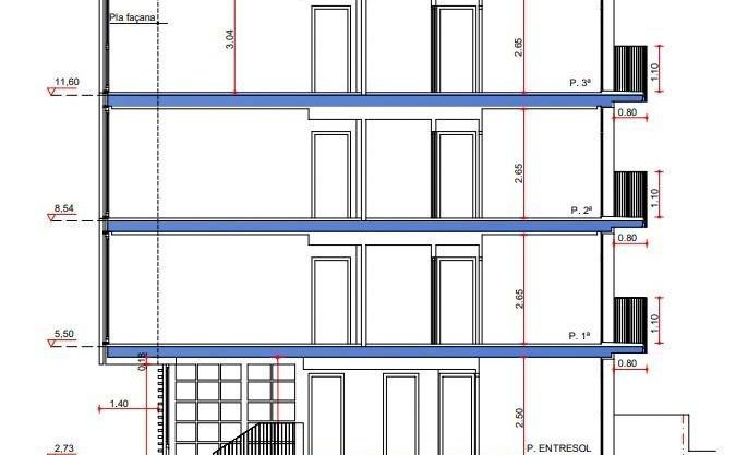 Solar con proyectos para 4 viviendas preparado para edificar en Verdún_1