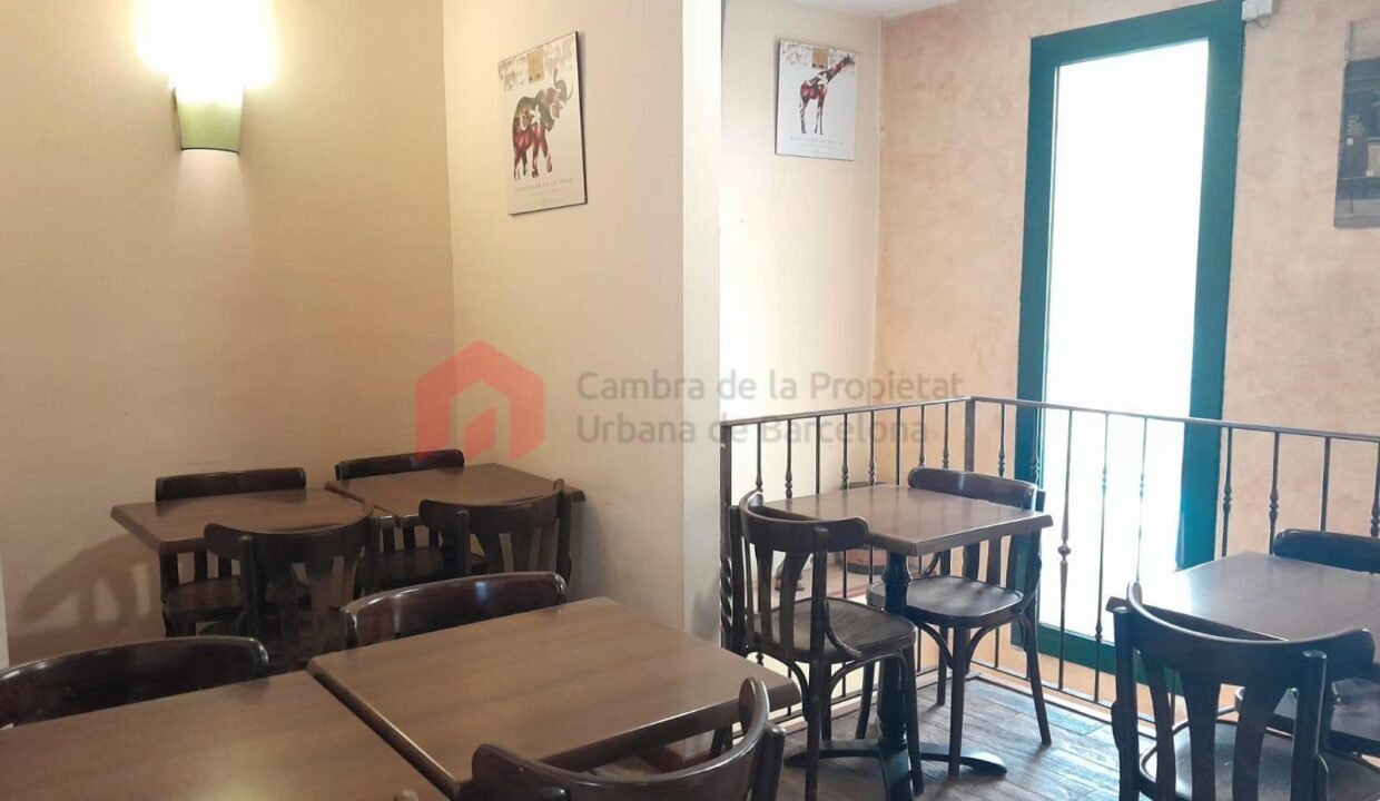 Cafetería en venta junto Plaça Molina_5