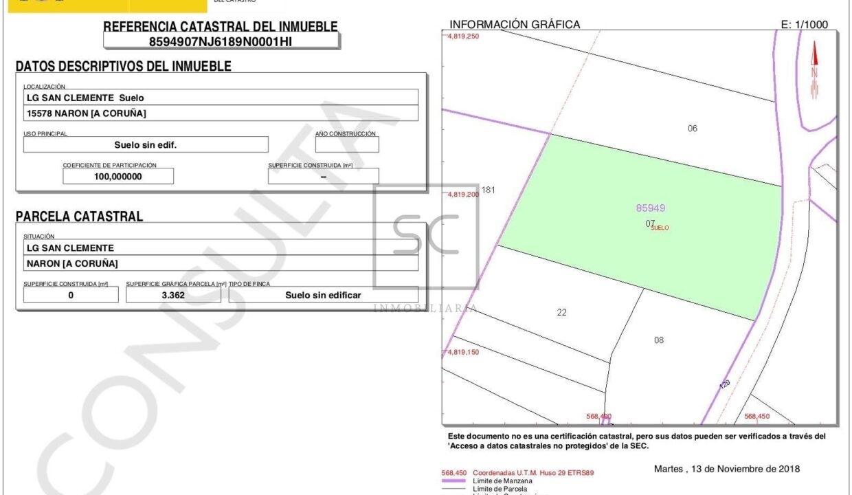 TERRENO URBANIZABLE EN SEDES