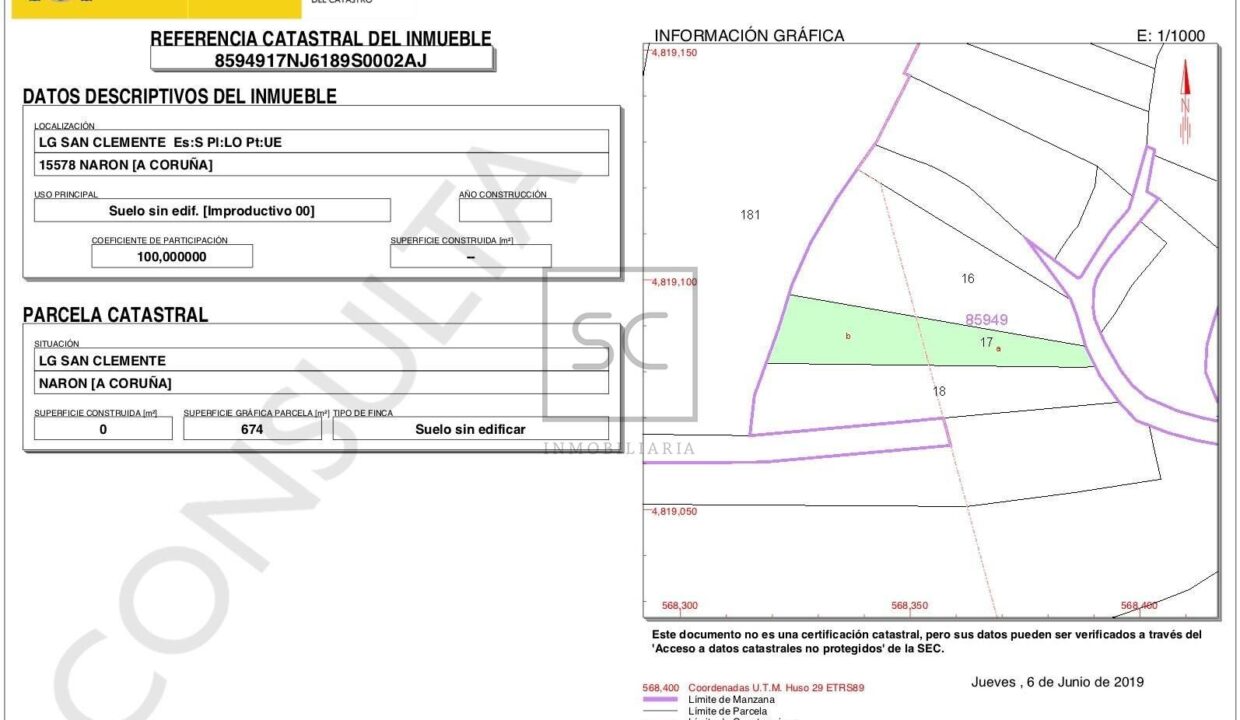 TERRENO URBANIZABLE EN SEDES