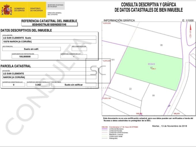 TERRENO URBANIZABLE EN SEDES