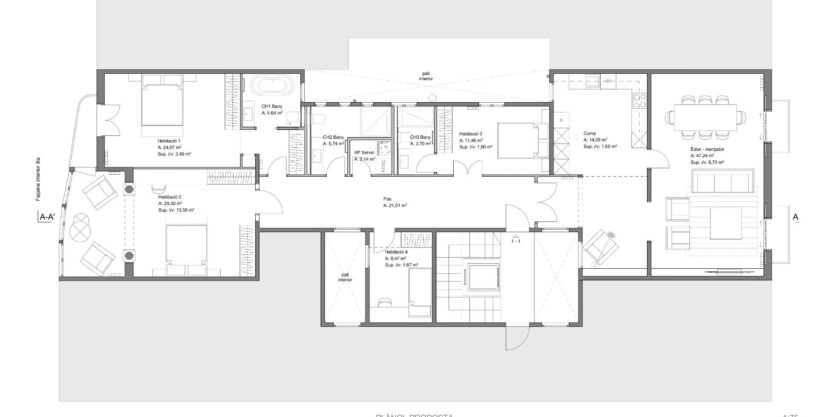 En reforma excelente piso en finca señorial en el cuadrat de or de la Eixample_1