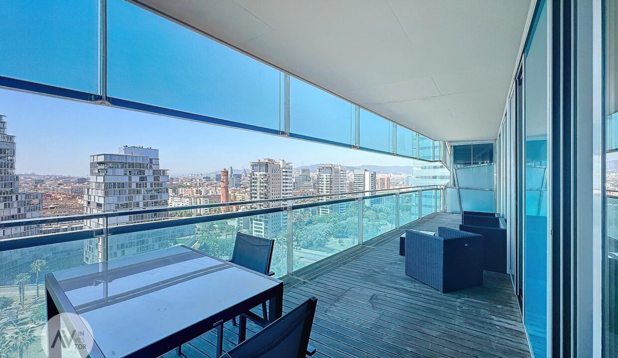 Fantastique appartement moderne avec terrasse et vue sur la mer à Diagonal Mar._2