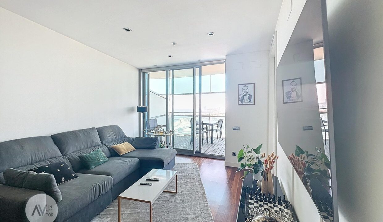 Fantastique appartement moderne avec terrasse et vue sur la mer à Diagonal Mar._4