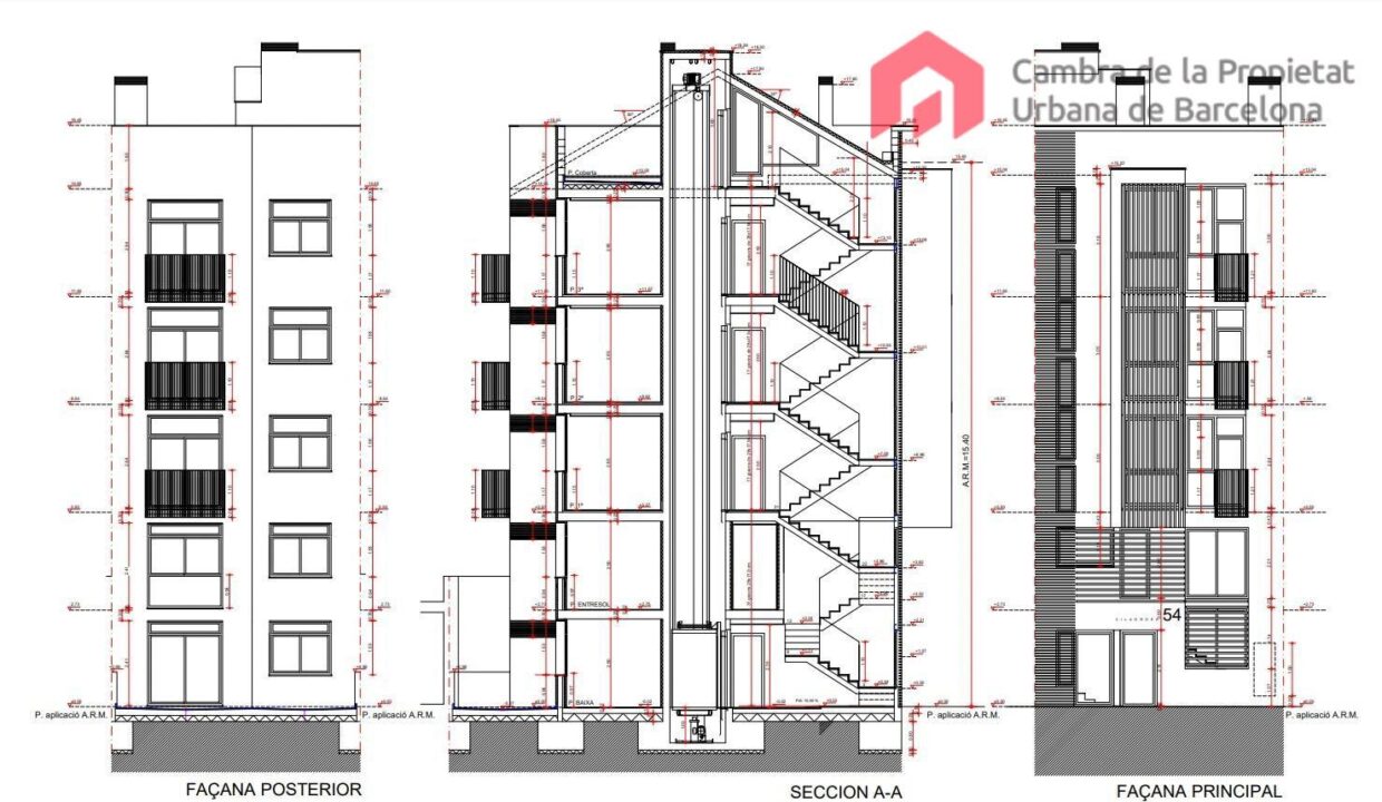 Solar con proyectos para 4 viviendas preparado para edificar en Verdún_2