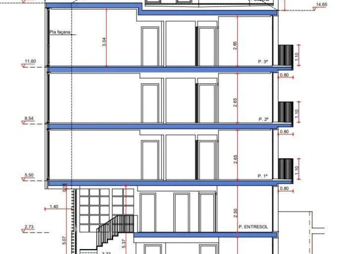 Solar con proyectos para 4 viviendas preparado para edificar en Verdún_1