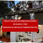 CHALET INDEPENDIENTE EN VENTA RODEADO DE 500 M2 DE TERRENO RUSTICO