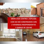 OCASIÓN: CASA DE 555 M2 CON 2 VIVIENDAS INDEP. GARAJE 120 M2