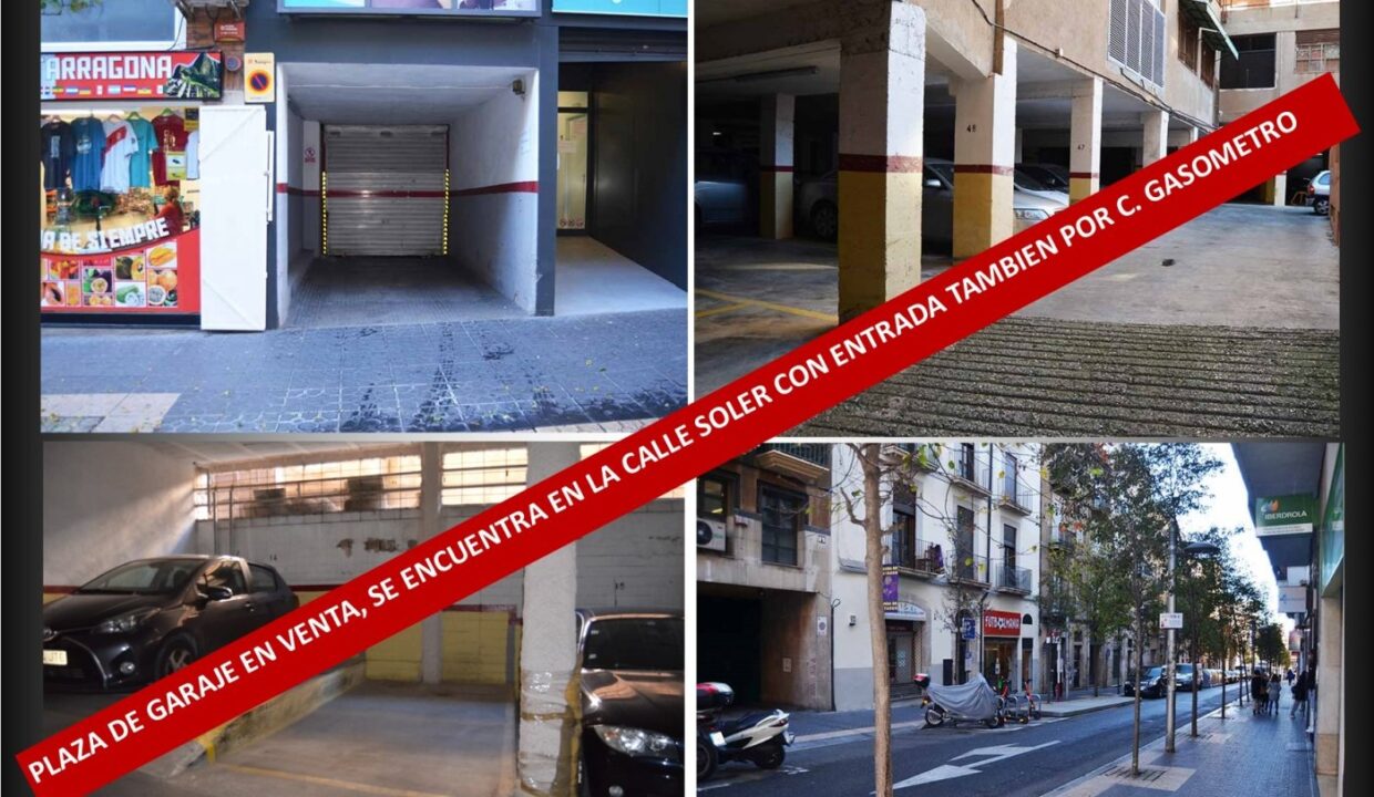 PLAZA DE AGRAJE EN VENTA EN C. SOLER DE TARRAGONA