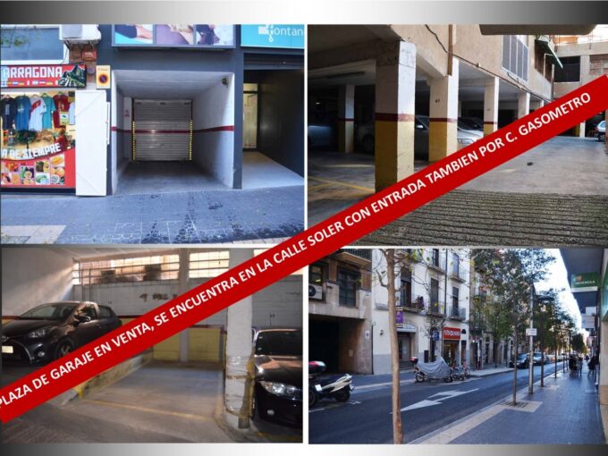 PLAZA DE AGRAJE EN VENTA EN C. SOLER DE TARRAGONA