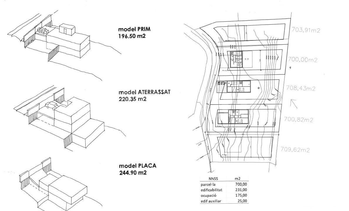 TERRENO CON 5 PARCELAS DE 700M2- CON ANTEPROYECTO- CASTELLVELL DEL CAMP_2